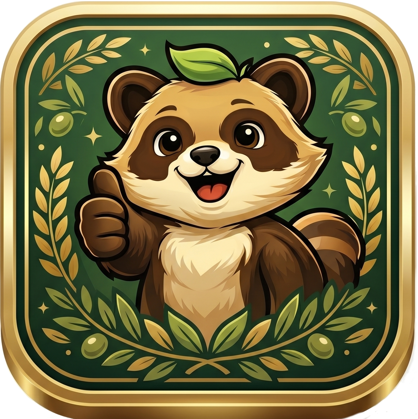 Optimistic Tanuki Logo